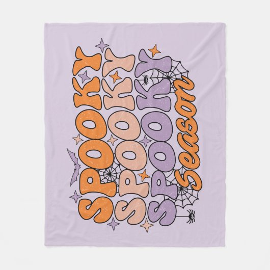 Spooky seizoen fleece deken (Voorkant)