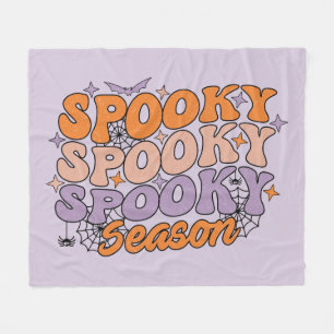 Spooky seizoen fleece deken