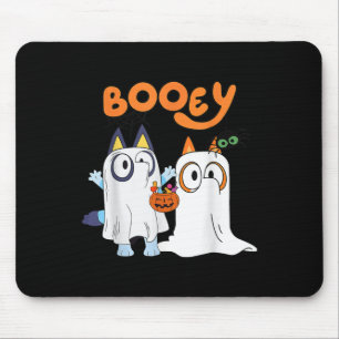 Spooky seizoen Funny Ghost Booey Halloween voor ma Muismat