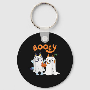 Spooky seizoen Funny Ghost Booey Halloween voor ma Sleutelhanger