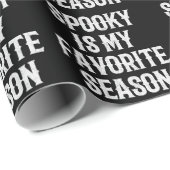 Spooky Seizoen Gelukkig Halloween Grappig Hallowee Cadeaupapier (Rol Hoek)