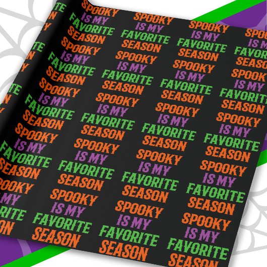 Spooky Seizoen Gelukkig Halloween Grappig Hallowee Cadeaupapier