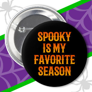 Spooky Seizoen Gelukkig Halloween Grappig Hallowee Ronde Button 5,7 Cm