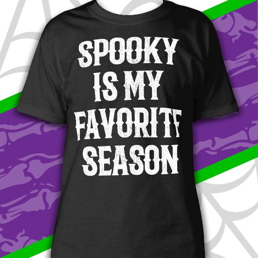 Spooky Seizoen Gelukkig Halloween Grappig Hallowee T-shirt