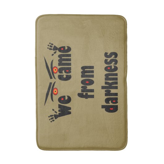 Spooky seizoen grappig Halloween Badmat (Voorkant Verticaal)