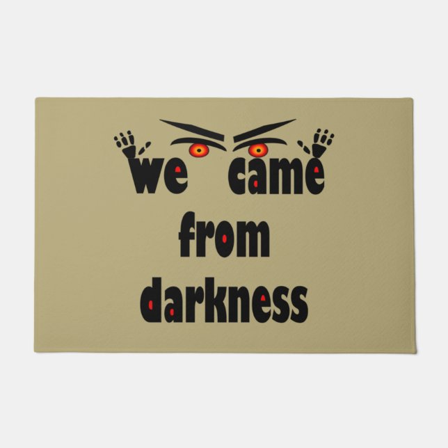 Spooky seizoen grappig Halloween Deurmat (Voorkant)