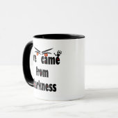 Spooky seizoen grappig Halloween Mok (Voorkant links)