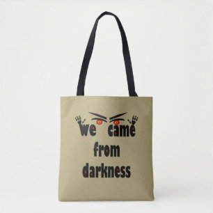 Spooky seizoen grappig Halloween Tote Bag
