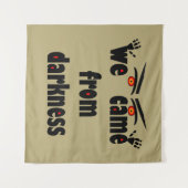 Spooky seizoen grappig Halloween Wandkleed (Voorkant (horizontaal))