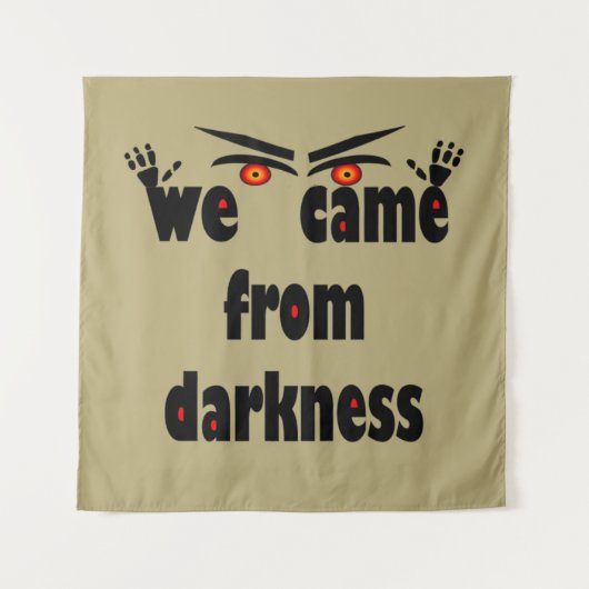 Spooky seizoen grappig Halloween Wandkleed (Voorkant)