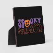 Spooky Seizoen - Grappige Halloween Fotoplaat (Voorkant)
