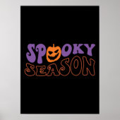 Spooky Seizoen - Grappige Halloween Poster (Voorkant)