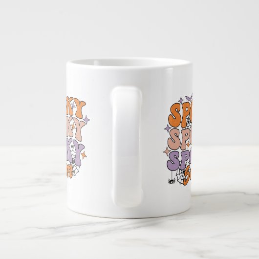 Spooky seizoen grote koffiekop (Achterkant)