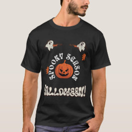 Spooky seizoen Halloween Design met geesten T-shirt