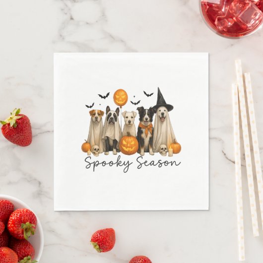 Spooky seizoen Halloween Dog Servet (Insitu)