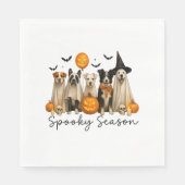 Spooky seizoen Halloween Dog Servet (Voorkant)