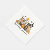 Spooky seizoen Halloween Dog Servet (Hoek)