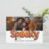 Spooky seizoen, Halloween Family Photo Holiday (Staand voorkant)
