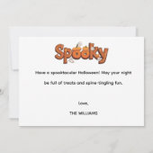 Spooky seizoen, Halloween Family Photo Holiday (Achterkant)