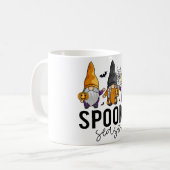 Spooky seizoen Halloween Gnomes Koffiemok (Voorkant links)
