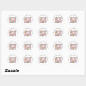 Spooky Seizoen Halloween Groovy Treat Bag Sticker (Vel)