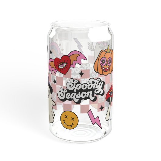 Spooky Seizoen Halloween Mok, Herfst Halloween Gif Blikvorm Glas
