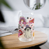 Spooky Seizoen Halloween Mok, Herfst Halloween Gif Blikvorm Glas