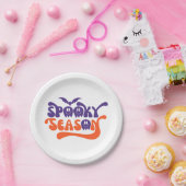 Spooky seizoen Halloween Party Papieren Bordje (Feest)