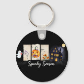 Spooky seizoen Halloween Sleutelhanger (Voorkant)