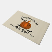 Spooky seizoen herfst yall deurmat (Schuin)