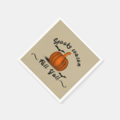 Spooky seizoen herfst yall servet (Hoek)