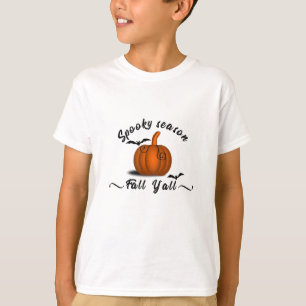 Spooky seizoen herfst yall t-shirt