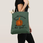 Spooky seizoen herfst yall tote bag (Dichtbij)