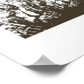 Spooky seizoen inrichting, Wall art Instant Downlo Poster (Hoek)