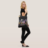 Spooky seizoen iriserende Halloween Tote Bag (Op model)