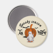 Spooky seizoen is hier grappig halloween magneet (Voorkant / Achterkant)