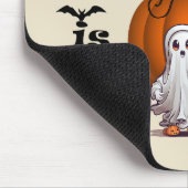 Spooky seizoen is hier grappig halloween muismat (Hoek)