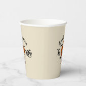 Spooky seizoen is hier grappig halloween papieren bekers (Rechts)