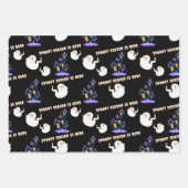 Spooky Seizoen is hier met halloween kleurenviruss Inpakpapier Vel (Voorkant 2)