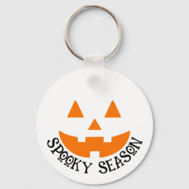 Spooky seizoen Jack-o'-Lantern Halloween Sleutelhanger