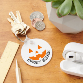 Spooky seizoen Jack-o'-Lantern Halloween Sleutelhanger