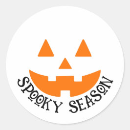 Spooky seizoen Jack-O-Lantern Halloween Sticker