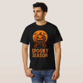  SPOOKY SEIZOEN Jack-O'-Lantern Halloween T-shirt (Voorkant volledig)