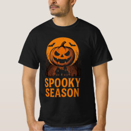  SPOOKY SEIZOEN Jack-O'-Lantern Halloween T-shirt