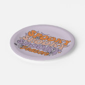 Spooky seizoen papieren bordje (Gekanteld)