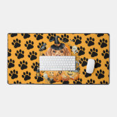 Spooky Seizoen Pompoen Gouden Retriever Halloween Bureaumat (Keyboard & Muis)