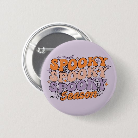 Spooky seizoen ronde button 5,7 cm (Voorkant /achterkant)