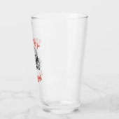 Spooky seizoen Scary Skull Halloween Glas (Links)