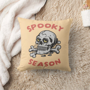 Spooky seizoen Scary Skull Halloween Kussen