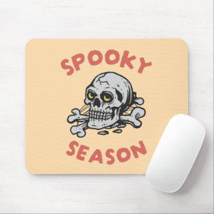 Spooky seizoen Scary Skull Halloween Muismat